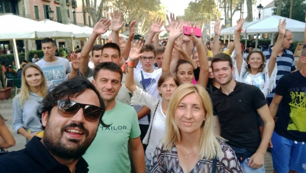 Selfie iz Barcelone